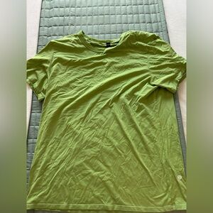 Light green lululemon fundamental shirt